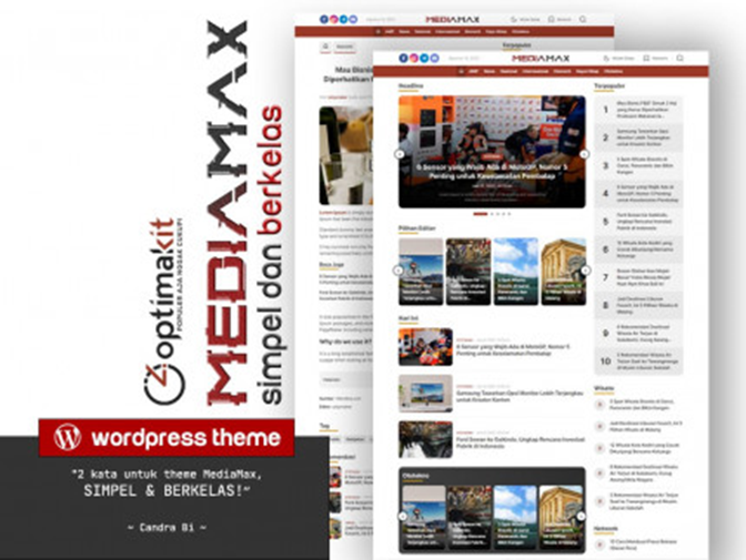 MediaMax : Theme WordPress Berita Terbaik